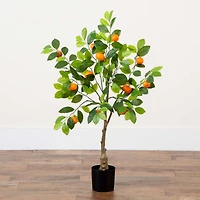 3ft. Potted Artificial Tangerine Tree