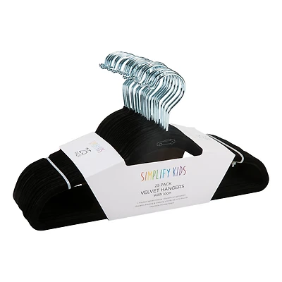 Simplify Kids Velvet Hangers