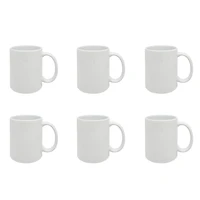 12oz. White Ceramic Sublimation Mugs, 6ct. by Make Market®