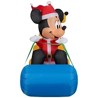 4.5ft. Airblown® Inflatable Christmas Mickey Mouse & Pluto on Sled
