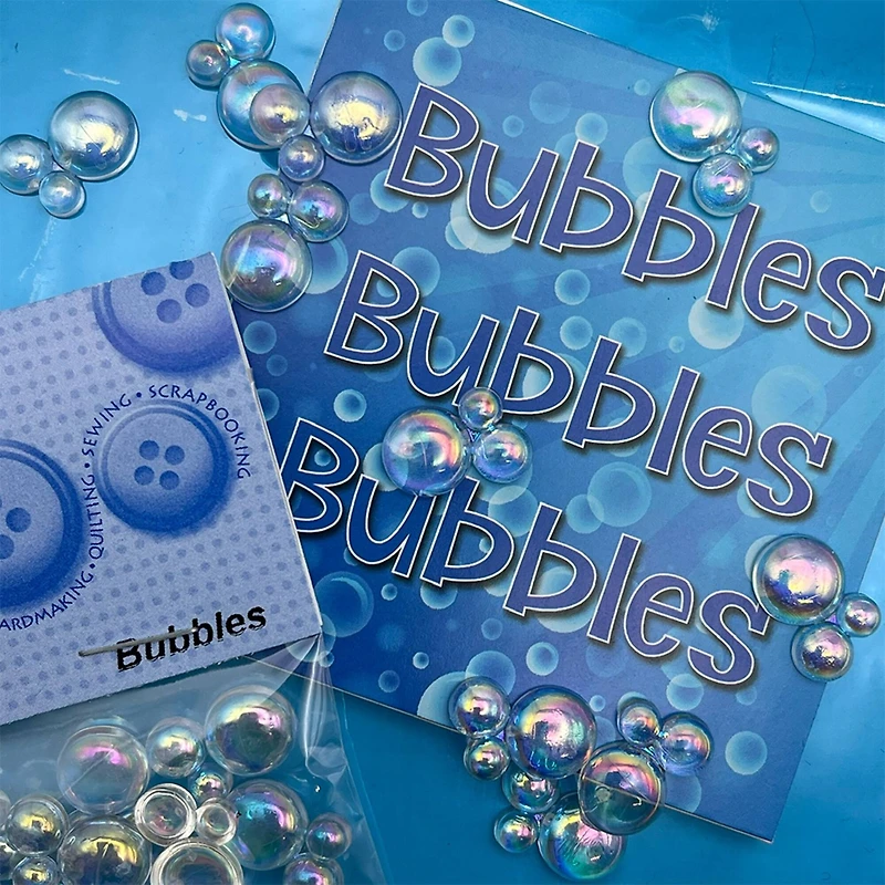 Dress It Up Bubbles Aquatic Themed Embellishments