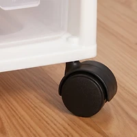 IRIS White 5-Case Scrapbook Cart