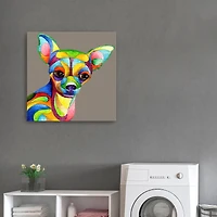Chihuahua Canvas Giclee