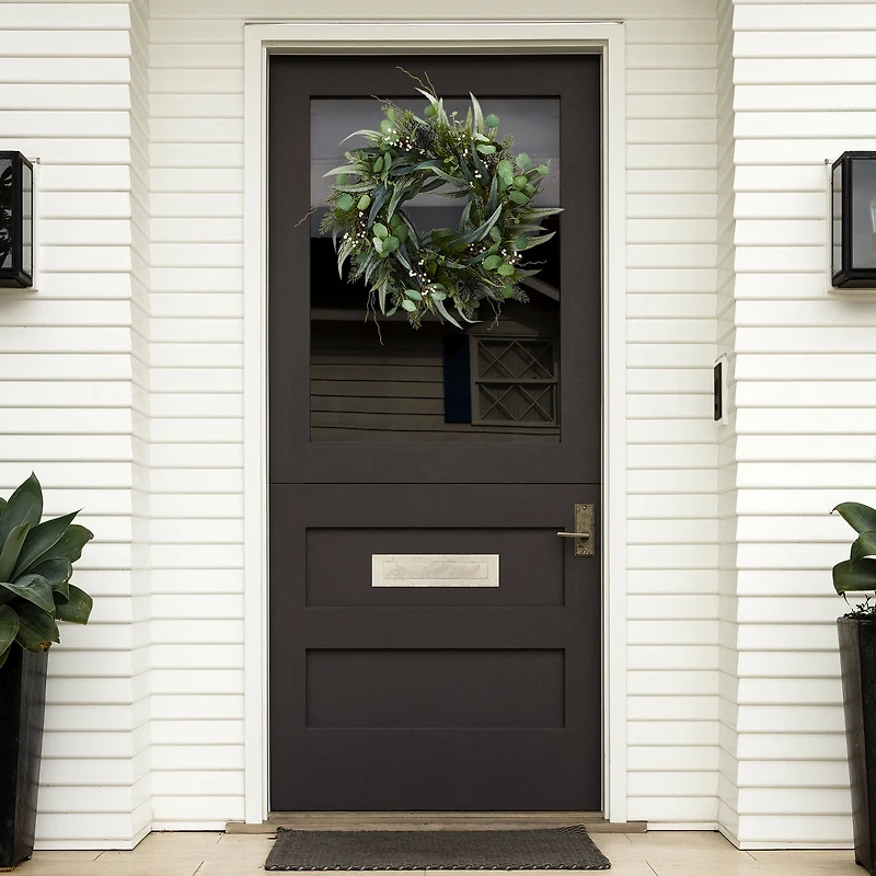 24'' Eucalyptus & Mixed Greens Wreath