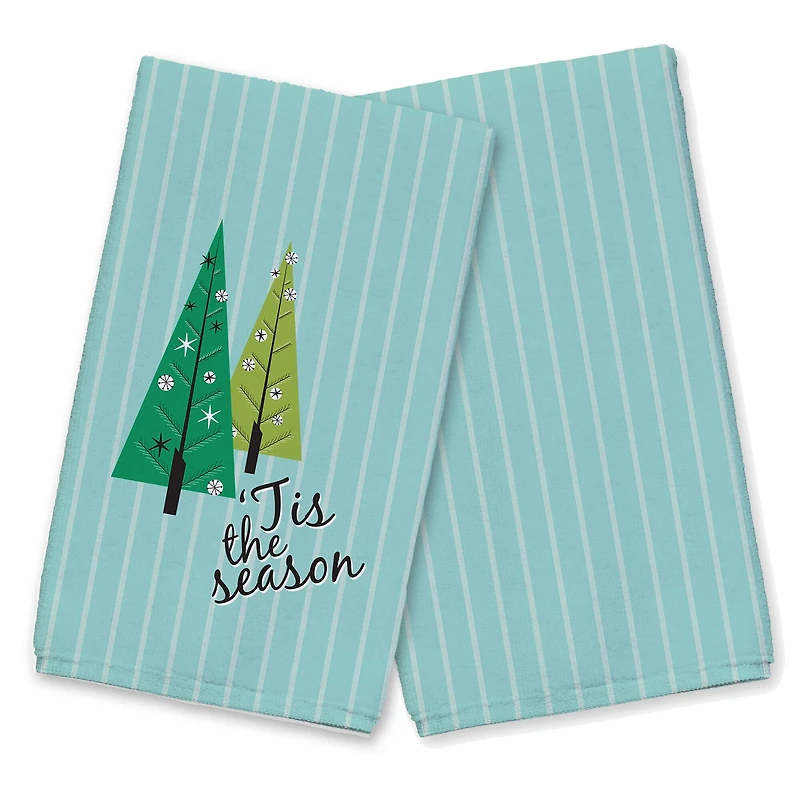 Tis the Season Trees Tea Towels - Set of 2