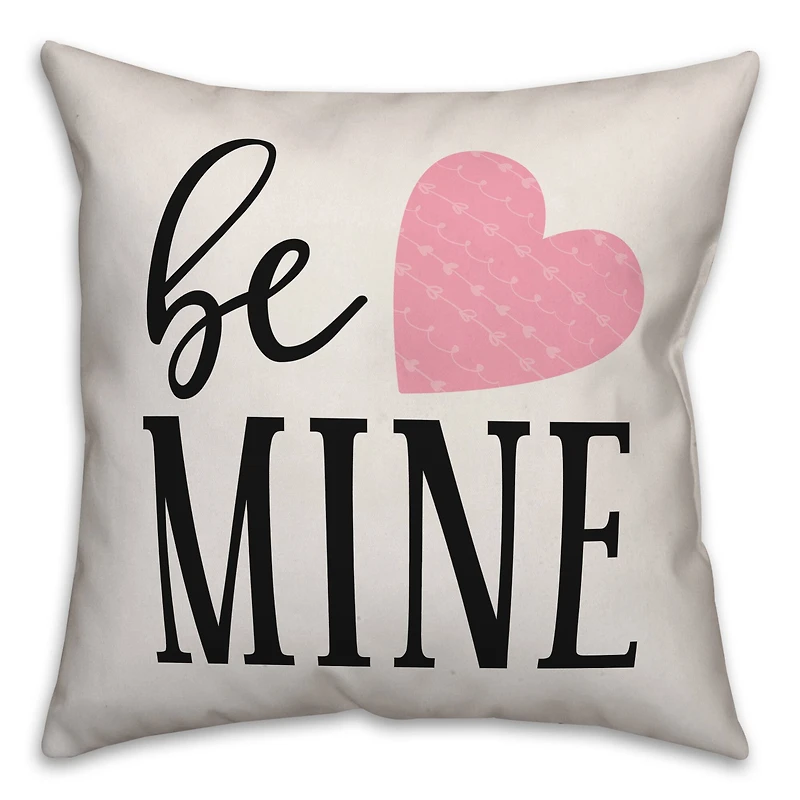 Be Mine Throw Pillow