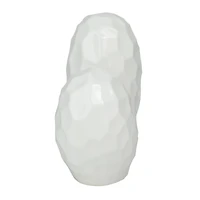 Ceramic Contemporary Heart Sculpture