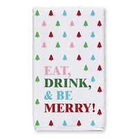Eat Drink and Be Merry Tea Towels - Set of 2