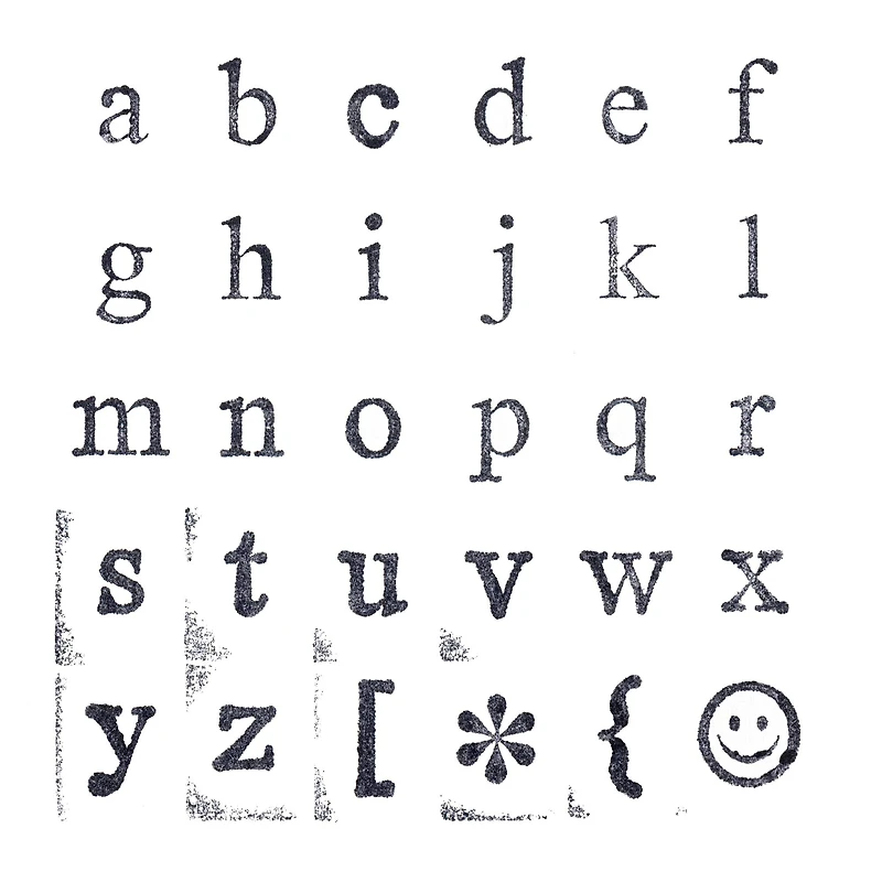 Medium Lowercase Alphabet Wood Stamp Set by Recollections™