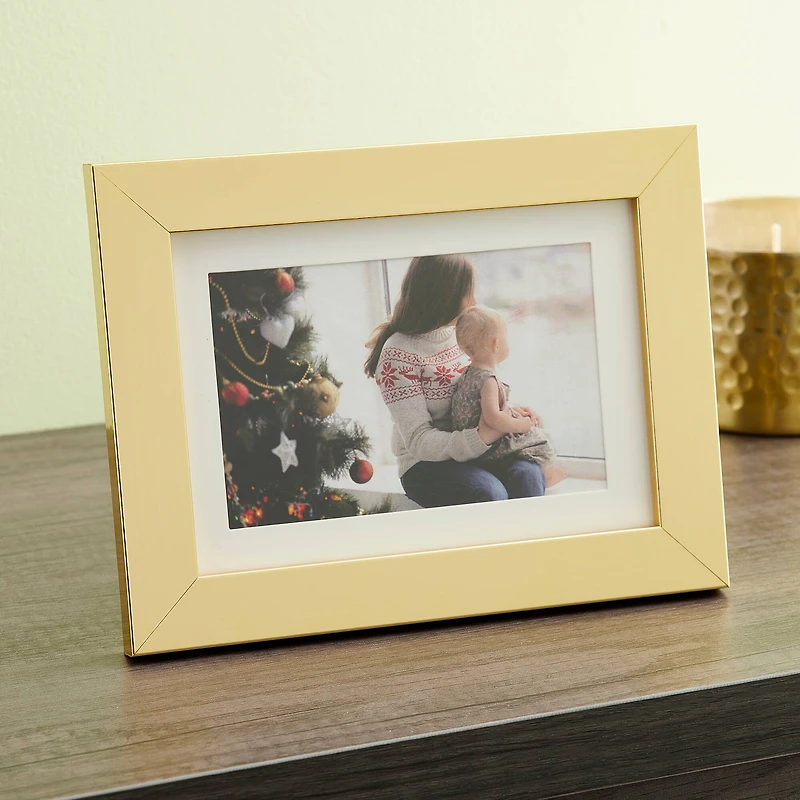 Gold Metallic Belmont Frame with Mat by Studio Décor