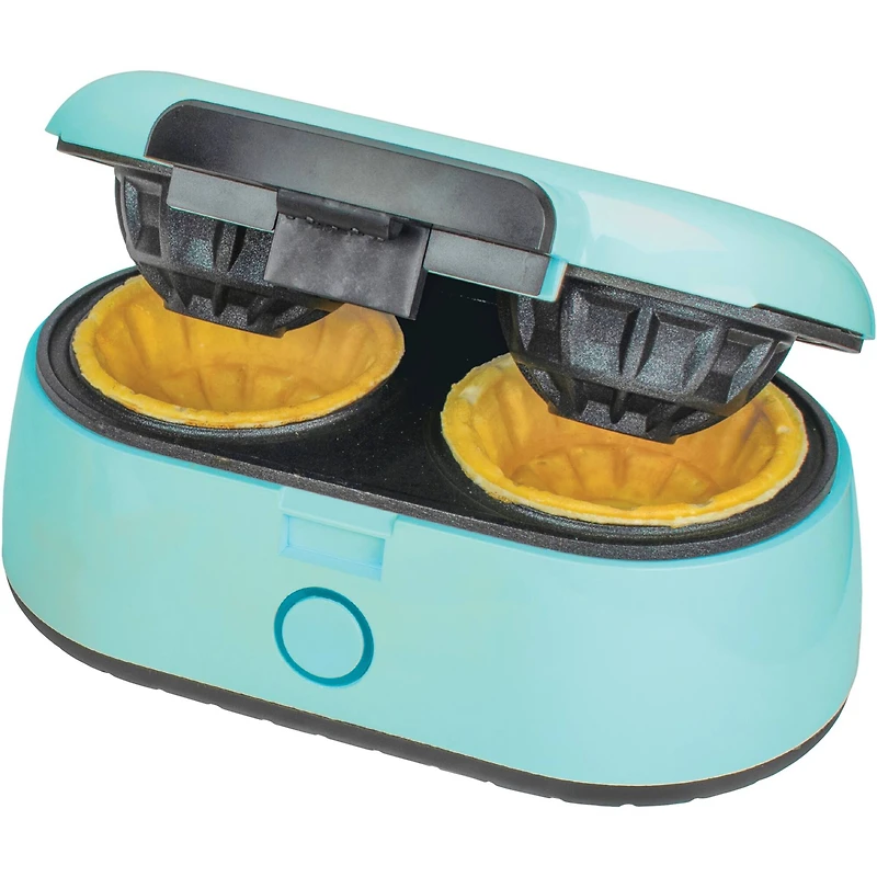 Brentwood Blue Double Waffle Bowl Maker