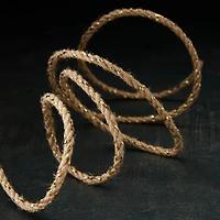 3.5mm x 5yd. Metallic Jute Wired Cording by Celebrate It™