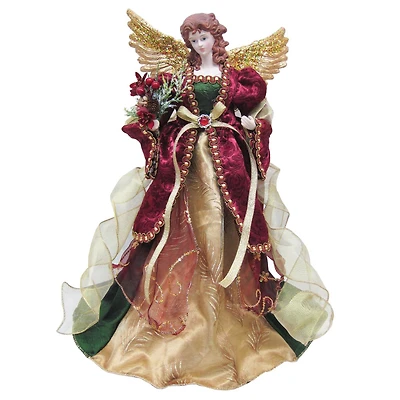 Santa's Workshop 16" Multicolor Christmas Angel Tree Topper