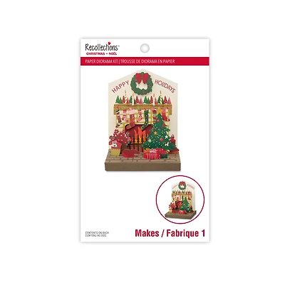 Fireplace Paper Diorama Kit by Recollections™