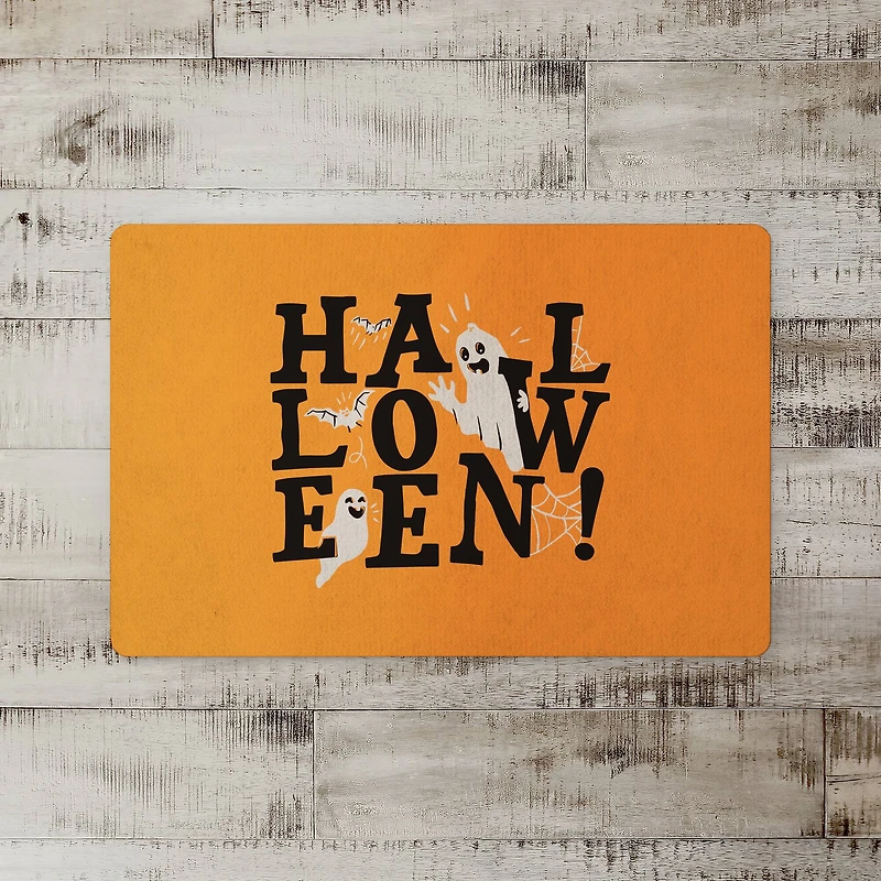 Halloween Drawings Floor Mat
