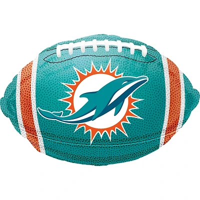 17" Miami Dolphins Football Foil Balloon