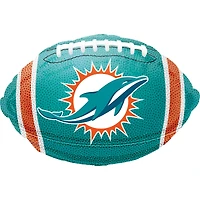 17" Miami Dolphins Football Foil Balloon