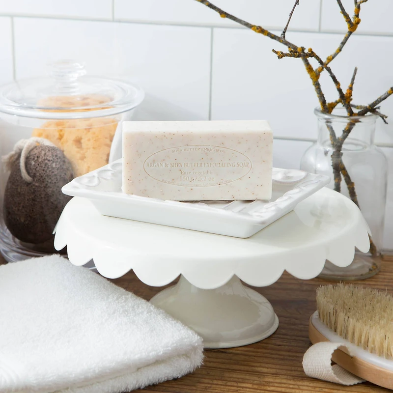 European Soaps Argan & Shea Butter Exfoliating Soap