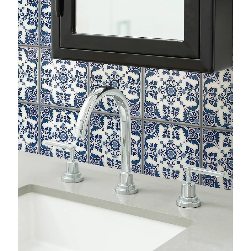 WallPops Aegean Peel & Stick Backsplash Tiles