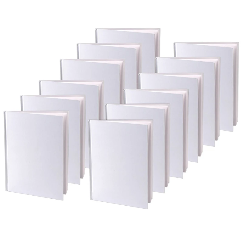 Ashley Productions White Portrait Style Hardcover Blank Book, 12ct.