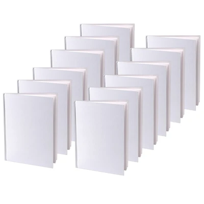 Ashley Productions White Portrait Style Hardcover Blank Book, 12ct.