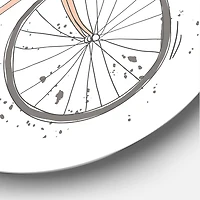 Designart - Hipster Man On A Bicycle