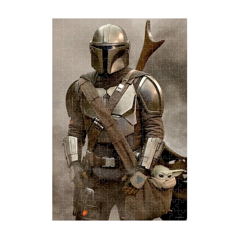 Star Wars - The Mandalorian 3D Lenticular Jigsaw Puzzle in a Collectible Shaped Tin: 300 Pcs