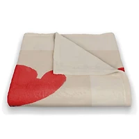 Spectacle De Fleurs 50" x 60" Coral Fleece Blanket