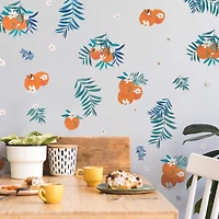 RoomMates Orange Blossom Peel & Stick Wall Decal Set