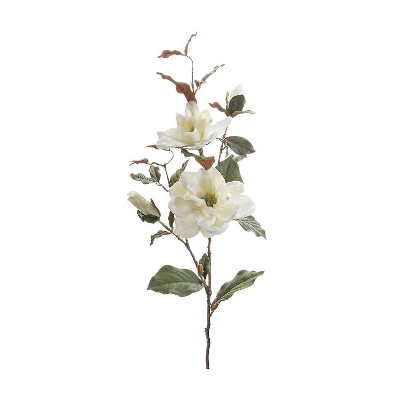 37.5" White Magnolia Floral Sprays, 2ct.