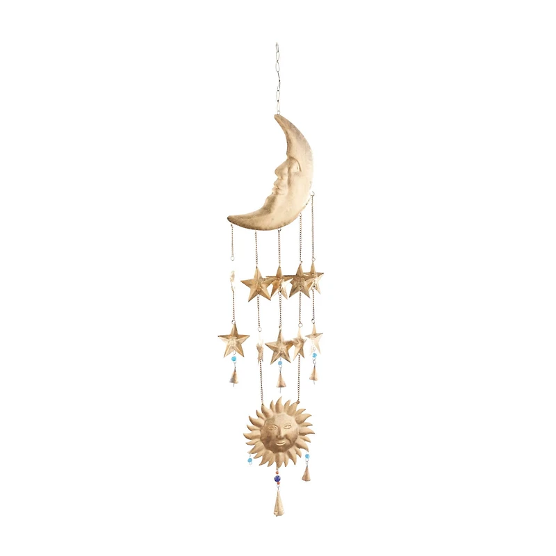 Gold Metal Eclectic Windchime