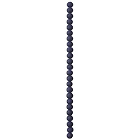 Blue Rubber Coated Glass Round Beads, 8mm by Bead Landing™