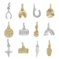 Silver & Gold Lucky Mix Charms by Bead Landing™