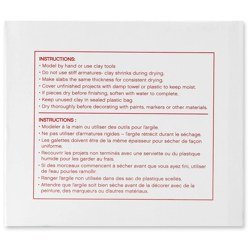 4 Pack: 10lb. (40lb. total) Natural Clay by Craft Smart