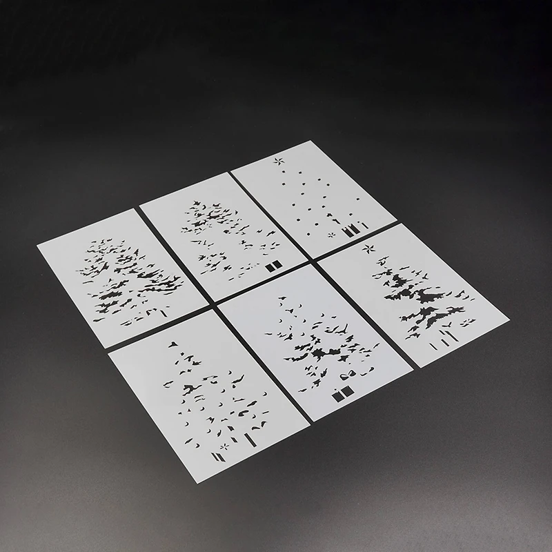 4" x 6" Christmas Tree Stencil Set by Recollections™