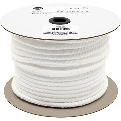 Dritz® Home White 9/32" Polyester Cable Cord, 72yd.