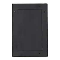 36" Cream & Aqua Coastal Mother Of Pearl Wall Mirror