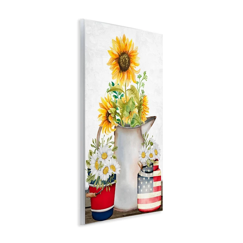 Stupell Industries Americana Flower Bouquets Wall Plaque Art