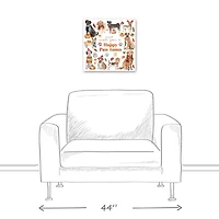 Happy Paw-tumn 16" x 16" Canvas Wall Art