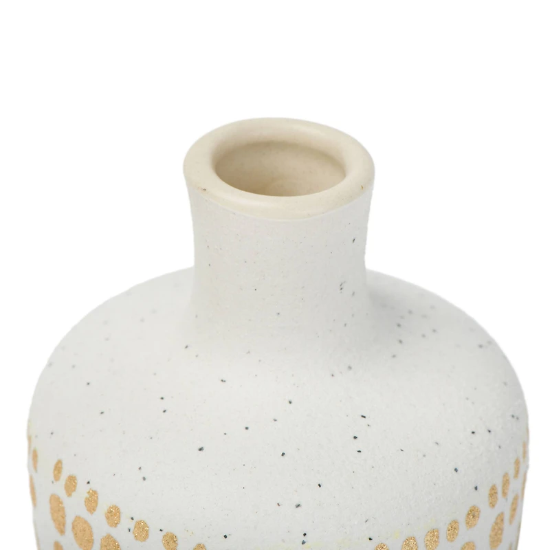 Hello Honey® Stoneware Vases with Gold Pattern Set