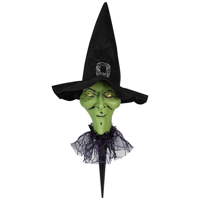 Smirking Witch Halloween Pathway Markers Set, 3ct.
