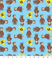 Universal Studios™ Curious George Cotton Fabric