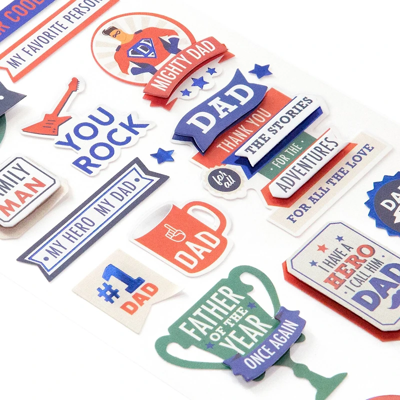 Dad Dimensional Stickers by Recollections™