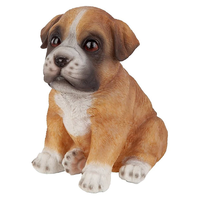 Design Toscano 6" Boxer Puppy Partner Collectible Dog Statue