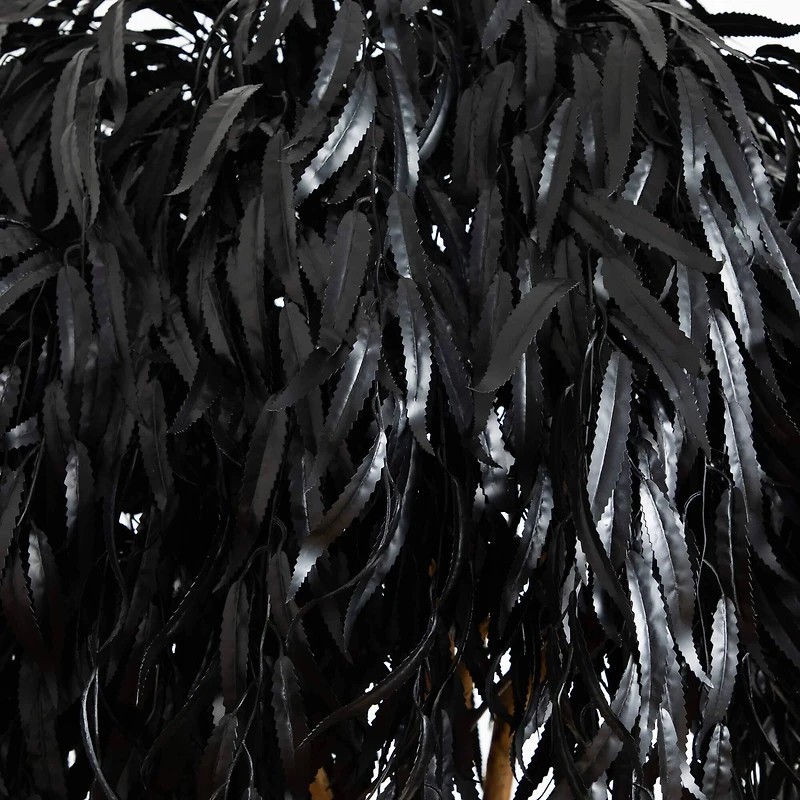 6ft. Artificial Halloween Black Willow Tree