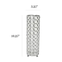Elegant Designs™ 10" Chrome Crystal Decorative Candle Holder