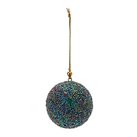 2.75" Rainbow Beaded Ball Ornaments, 12ct.
