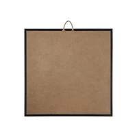 12" x 12" White Plaque with Black Wood Frame by Make Market®