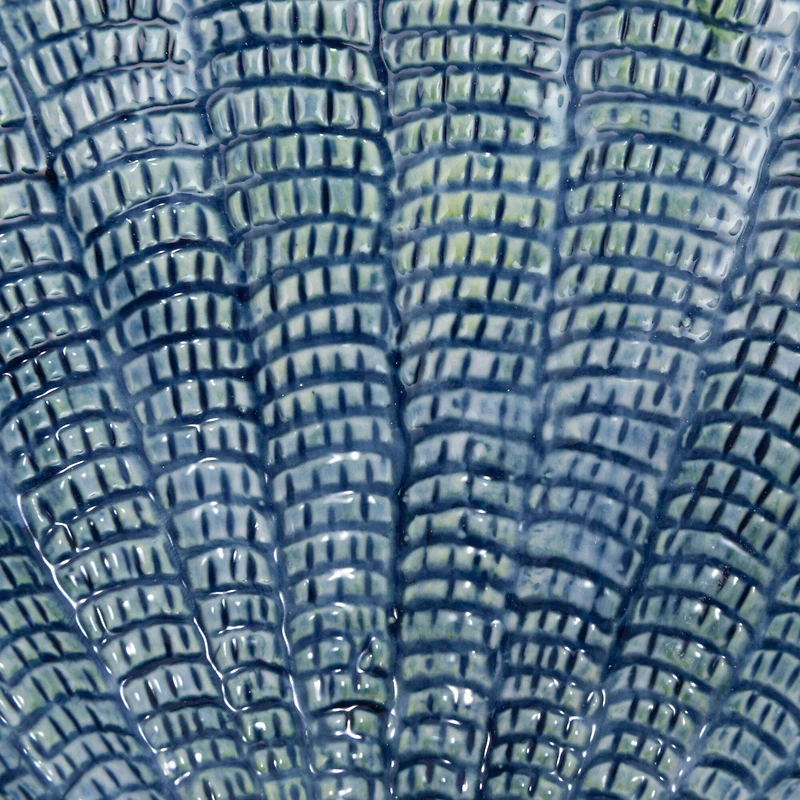 Hello Honey® 6" Blue & Peach Stoneware Shell Bowl Set