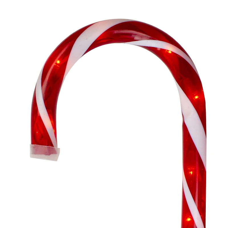 2ft. Red & White Lighted Candy Cane Christmas Light Set
